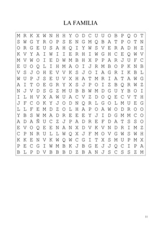 LA FAMILIA

M   R   K   X   W   N   H   H   Y   O   D   C   U   U   O   B   P   Q   O   T
S   W   G   Y   R   O   P   S   E   N   G   M   Q   B   A   T   P   O   T   N
O   R   G   E   U   S   A   H   Q   I   Y   W   S   V   E   R   A   D   H   Z
K   V   Y   A   I   W   I   I   E   R   H   I   W   G   H   C   E   Q   W   V
M   V   W   O   I   E   D   W   M   B   H   X   P   P   A   R   J   U   F   C
E   U   O   Q   L   I   H   M   A   O   I   J   R   M   B   O   P   K   N   B
V   S   J   O   H   E   V   V   K   S   J   O   I   A   G   R   I   K   B   L
W   U   P   J   S   E   U   V   X   H   A   T   M   R   I   A   T   A   W   G
A   I   T   O   E   G   R   Y   X   S   J   P   O   I   Z   B   Q   R   W   Z
N   J   V   D   S   G   Z   M   U   B   B   W   M   D   G   U   Y   B   O   I
I   L   H   V   X   A   W   U   A   C   V   Z   D   O   Q   E   C   V   T   H
J   F   C   O   K   Y   J   O   D   N   Q   R   L   G   O   L   M   U   E   G
L   L   F   E   M   D   Z   O   L   H   A   P   O   A   W   O   D   R   O   O
Y   B   S   W   M   A   D   R   E   E   E   Y   J   I   D   G   M   M   C   O
A   D   A   Ñ   U   C   Z   J   P   A   D   R   E   F   D   A   T   S   S   O
E   V   O   Q   E   E   N   A   N   X   D   V   K   V   N   D   R   I   M   Z
C   P   N   R   U   L   L   W   Q   X   J   F   M   O   V   G   W   S   W   H
K   K   E   N   V   K   W   Q   W   C   G   I   T   X   S   M   U   P   M   X
P   E   C   G   I   W   M   B   K   J   B   G   E   J   J   Q   C   I   P   A
B   L   P   D   V   B   B   B   D   Z   B   A   N   J   S   C   S   S   Z   M




                                                                                11
 
