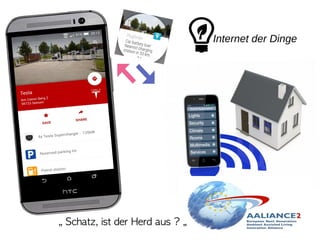 Internet der Dinge
„ Schatz, ist der Herd aus ? „