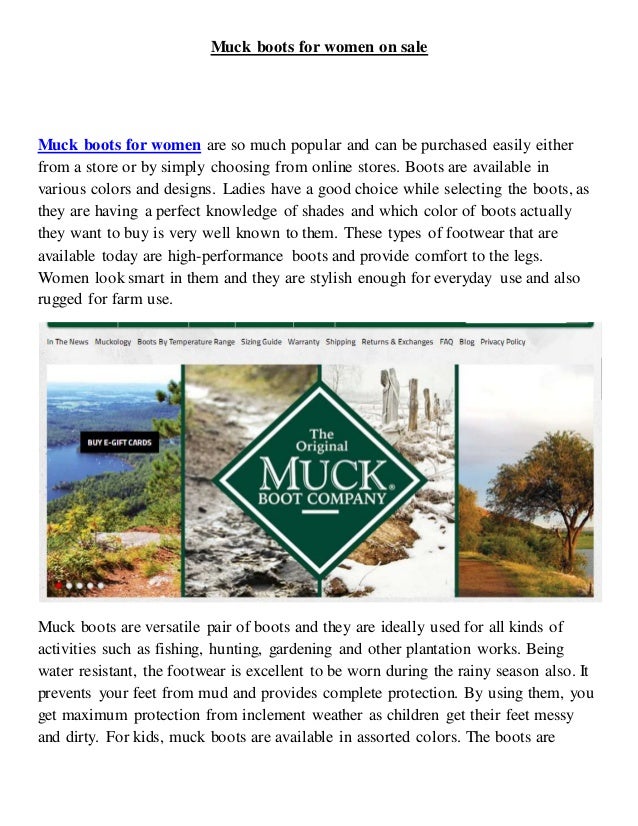 who sells muck boots in store