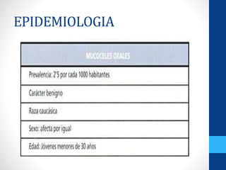 EPIDEMIOLOGIA
 