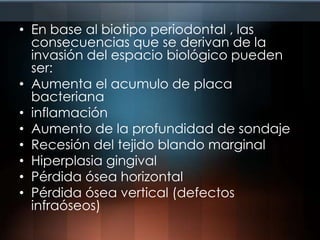 Intentar facilitar la retención de la restauración en presencia de insuficiente  longitud coronaria , o para favorecer la estéticaColocando un margen subgingival profundo.