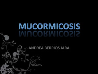 MUCORMICOSIS ANDREA BERRIOS JARA 