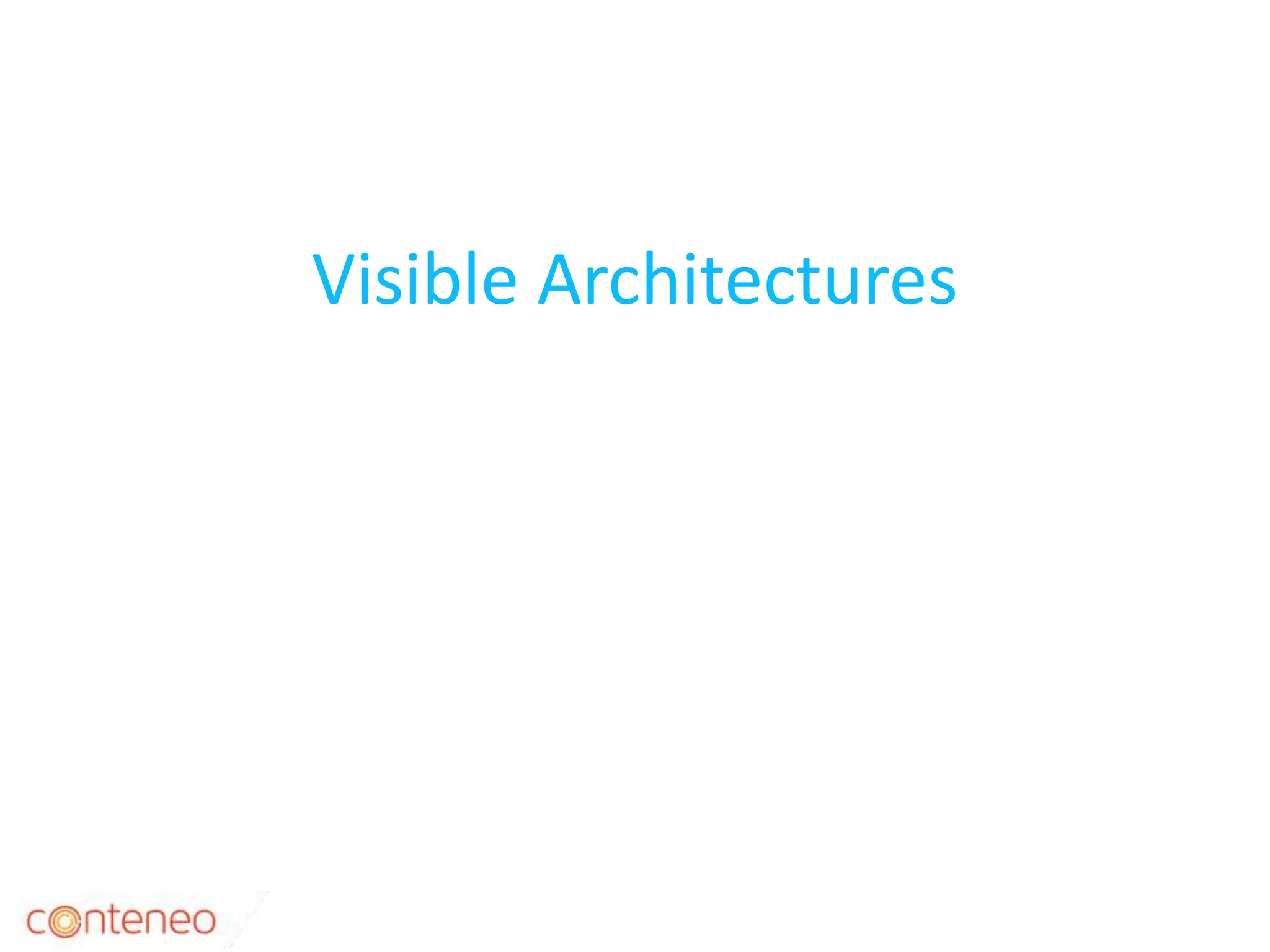 Visible Architectures
5
 