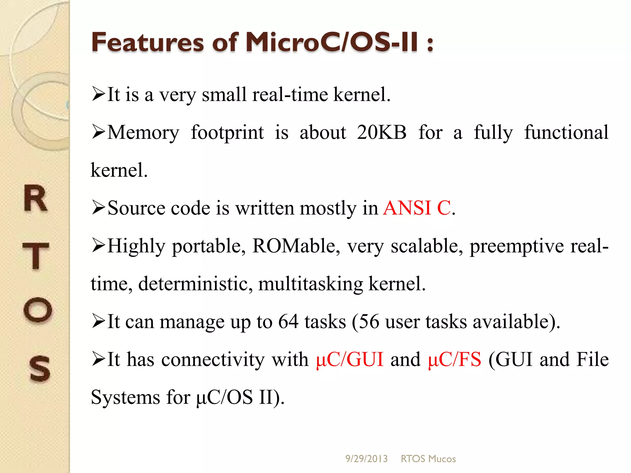 MicroC/OS-II | PPTX