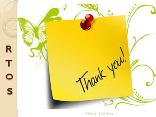 9/29/2013 RTOS Mucos
 