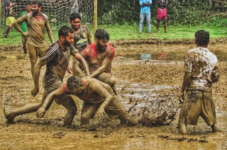 Mud Football Game