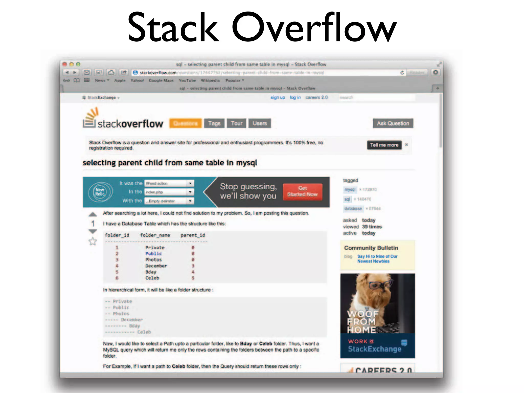 Stack Overﬂow
 