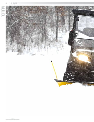 Moose Utility Universal ATV UTV Pushtube Electric Snow Plow Turn Kit