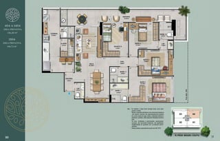 30 31
404 A 1404
ÁREA PRIVATIVA
136,20 M2
Proj.
Apto.
1504
1504
ÁREA PRIVATIVA
146,73 M2
 