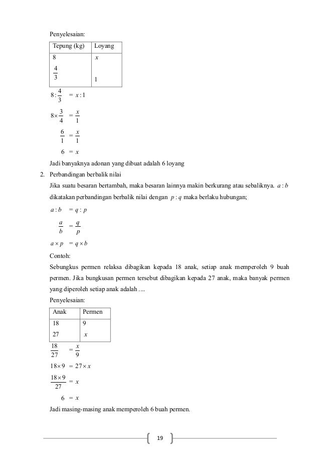 Soal Un Matematika Smp 2019 Dan Pembahasannya