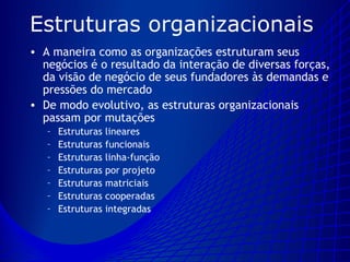 Mudança Organizacional