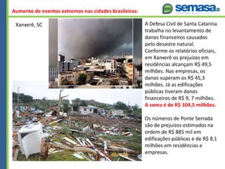 Tornado atinge cidade de Santa Catarina
 