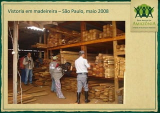 Rede de colaboração entre atores públicos e privados empenhados em construir um modelo de consumo e produção sustentável de madeira.