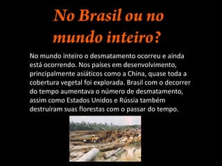 Desmatamento no Brasil