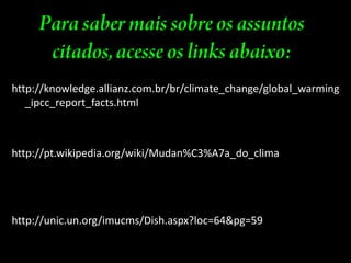 Mudanças Climáticas