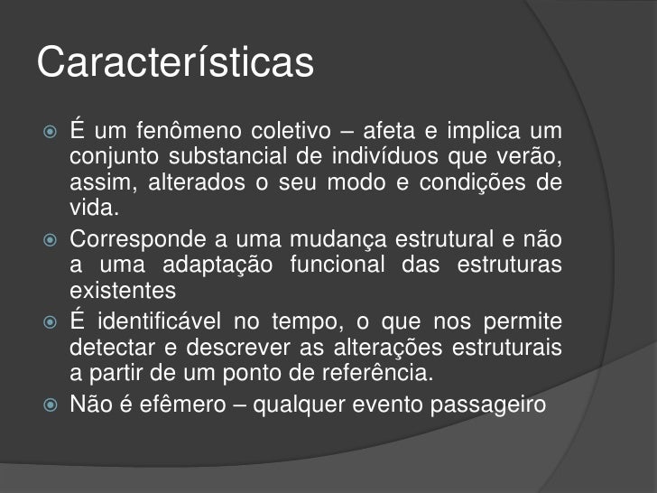 Mudança Social Mudança Social