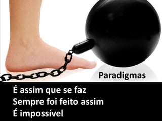 ParadigmasÉ assim que se fazSempre foi feito assimÉ impossível