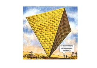 Sua tumba está terminada,ó
      Gostei! Os escravos
       excelso faraó
       trabalharam bem!




                      só é necessária
                       uma pequena
                         mudança
 