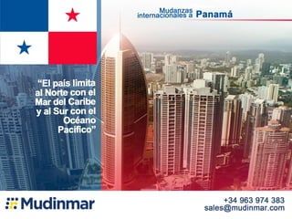Mudanzas internacionales a Panamá