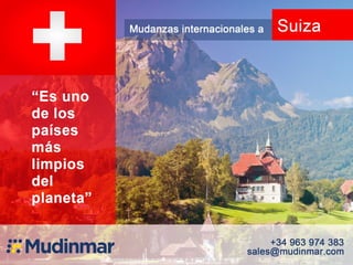 Mudanzas internacionales  a Suiza