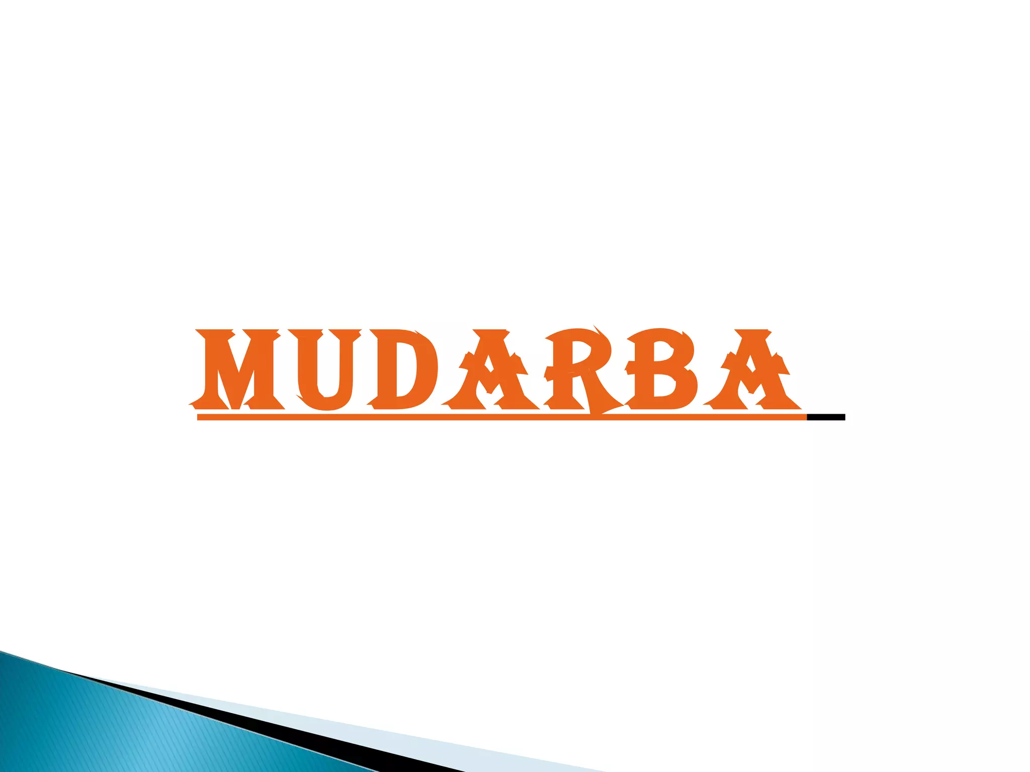 Mudarba
 