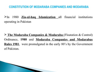 Modarba Table Mudarbaha ppt | PPT