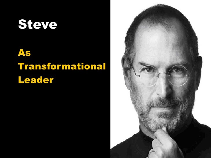 Steve jobs leadership role