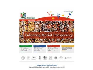 FAO's products, databases and tools on food security