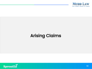 Arising Claims
110
 