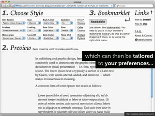 http://communities-dominate.blogs.com/brands/2011/02/all-the-numbers-all-the-facts-on-mobile-the-




                                                                       which can then be tailored
                                                                           to your preferences...




                                                                                                    http://readable.tastefulwords.com/
 