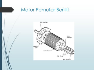 Motor Pemutar Berlilit
 