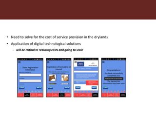 Incubating a promising financial solution for the drylands: Toward sustainable index-based livestock insurance (IBLI) for pastoralists