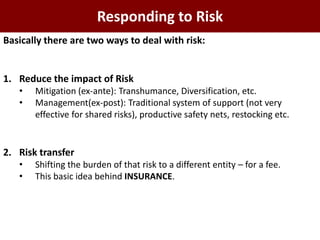 Protecting pastoralists against mortality losses due to severe forage scarcity