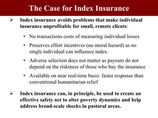 Protecting pastoralists against mortality losses due to severe forage scarcity