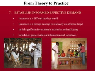Issues to consider in the design of index insurance products: Index-Based Livestock Insurance