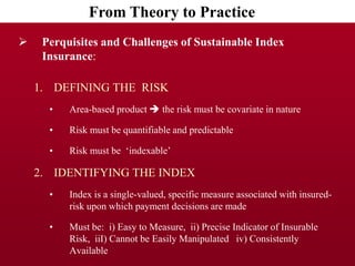 Issues to consider in the design of index insurance products: Index-Based Livestock Insurance