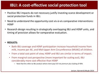 Sustainable livestock insurance for pastoralists: From research to practice and impact