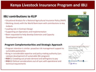 Sustainable livestock insurance for pastoralists: From research to practice and impact