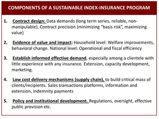 Sustainable livestock insurance for pastoralists: From research to practice and impact