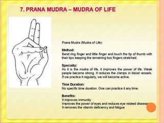 Mudras and bandhas