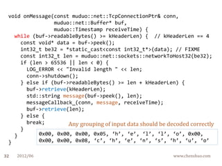 Muduo network library | PDF
