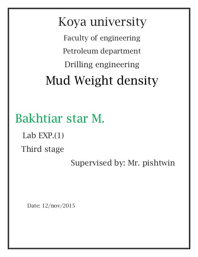 Mud balance test (drilling fluid lab test)