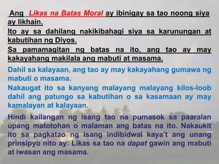likas batas moral