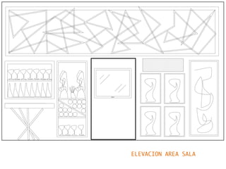 ELEVACION AREA SALA
 
