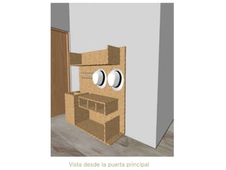 Vista desde la puerta principal
 