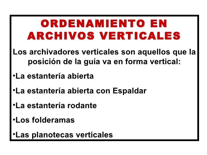 Muebles de archivo