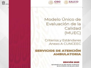 Modelo único de la Evaluación de la Calidad en Establecimientos de ...