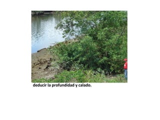 Vista lateral con perspectiva humana que permite deducir la profundidad y calado. 