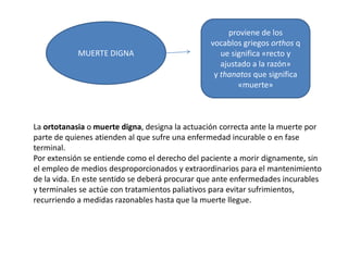 Muerte digna | PPTX