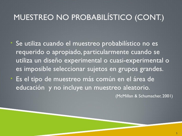 Muestreo por Conveniencia